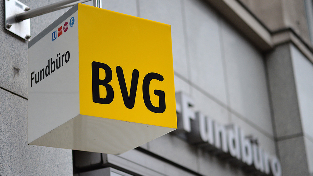 BVGFundbüro am 9. November geschlossen BVG Unternehmen