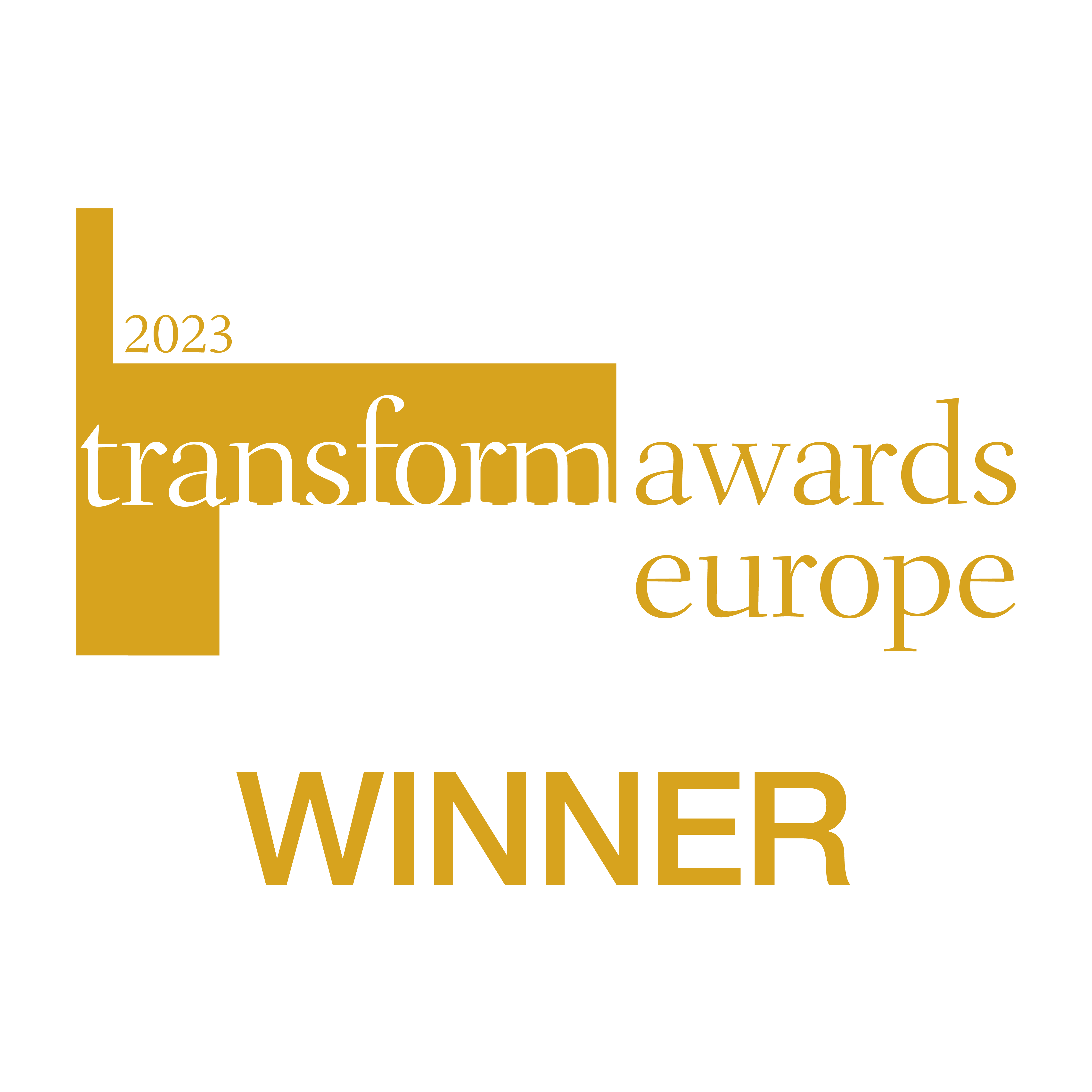Logo TA Europe 2023 - Winner Gold